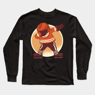 Dabbing Hockey Player design - Hockey Lover Gift Kids Adult Long Sleeve T-Shirt